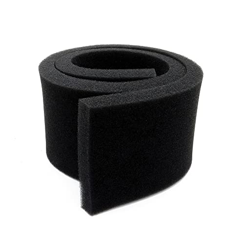 ALEGI Aquarium Filter Sponge Pad 30PPI / 40PPI / 60PPI Bio Sponge Filter Media Cut-to-Size Foam for Fish Tank, Pond Filter (39" x 4.72" x 0.78" - 60ppi) - size: 39" x 4.72" x 0.78" - 60ppi