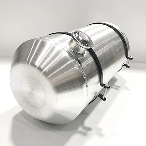 Fuel Tank 12 1/2 Gallon 12x26" 3/8NPT Outlet End Fill Spun Aluminum Gas Tank 12.5 Gals - size: 12" x 26"