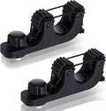 Kayak Paddle Holder, Kayak Fishing Net Holder, Kayak Accessories、Kayak Fishing Poles Holder, Kayak Track Mount Accessories for Fishing Kayak, CanoePaddle Board(2PCS) - size: Long Arm with Rope