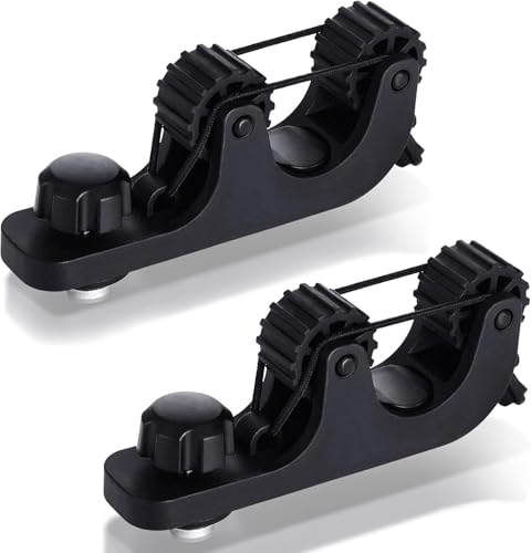 Kayak Paddle Holder, Kayak Fishing Net Holder, Kayak Accessories、Kayak Fishing Poles Holder, Kayak Track Mount Accessories for Fishing Kayak, CanoePaddle Board(2PCS) - size: Long Arm with Rope