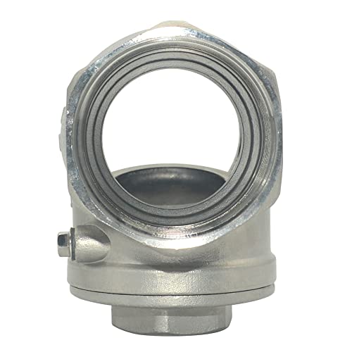 2" Stainless Steel SS316 Swing Check Valve,NPT Female x Female Thread,WOG 200 PSI PN16 CF8M - size: 2 Inch