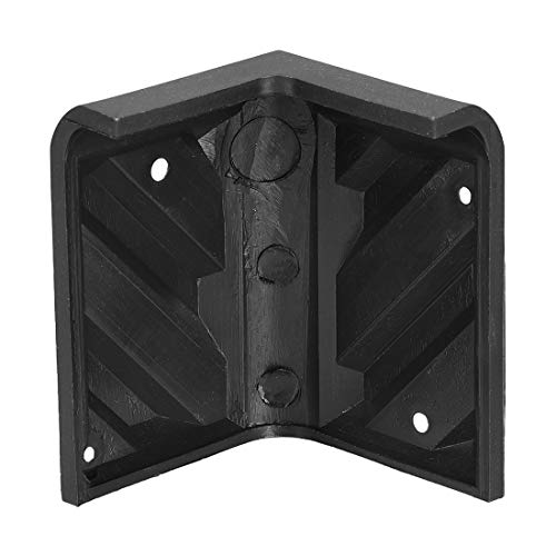uxcell Speaker Corner Protectors Cabinet Edge Corner Speaker Stackable Guard Wrap Angle Case Protection 8pcs