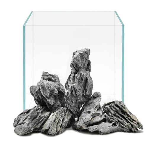 Aquarium Rocks Seiryu Stone 2-4 Inches Natural Rocks 5lb Fish Tank Rocks for Aquariums,Tank Decoration,Landscaping & Amphibian Enclosures Paludariums - size: 5lb(2-4in)