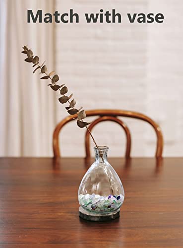 LAIDANLA Decorative Tumbled Gravel Fluorite Crystals Chip Polished Bulk Natural Gem Aquarium Gravel Rocks Pebbles Fish Tank Gravel Vase Filler Succulents Terrarium Supplies 100g - color: Fluorite, size: 0.22 Pound-（0.2"-0.28"）