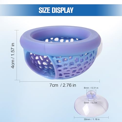 Multi-Functional Betta Hammock Feeding Bed - Floating or Suction Cup Mount, Adjustable Resting Spot & Hideout for Betta Fish & Shrimp | Betta Tank Accessories & Aquarium Decor