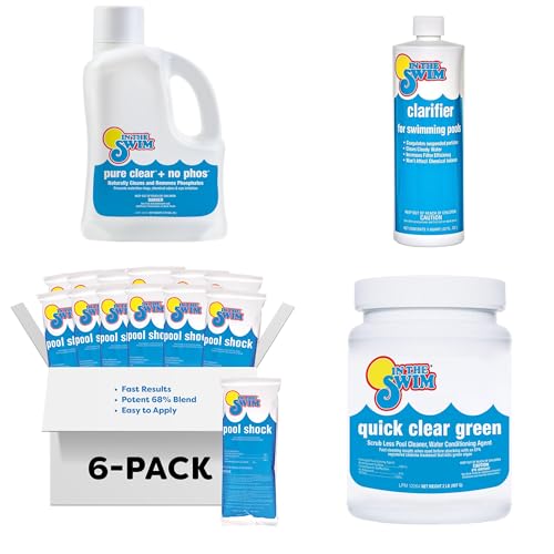 In The Swim Green Pool Rescue Kit - Removes Algae for Clear Water, Weekly Sparkle - Starter - size: Starter