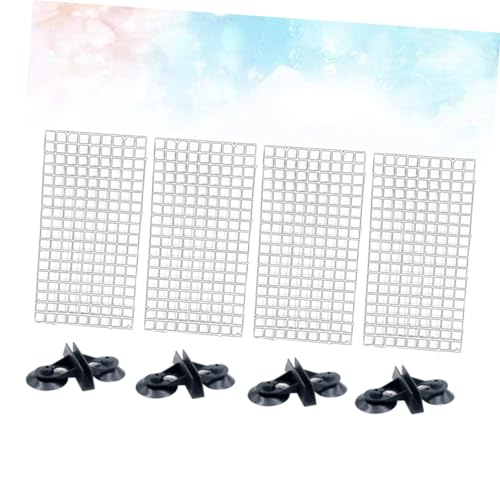 GALPADA Aquarium Isolation Panel Lattice Plate Betta Fish Tank Divider Board Suction Cup Spliced Lattice Aquarium Supplies Random Color