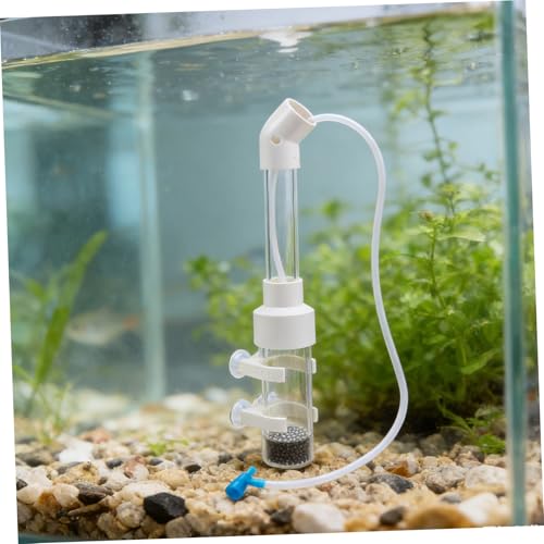 2 Sets 40mm Acrylic Automatic Fish Egg Collector and Incubator Dual Kit with Enhanced Oxygen Supply for Shrimp Eggs and Fry in Breeder Tank and Fish Hatchery Setups