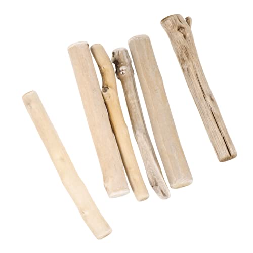 16 Pcs Christmas Logs DIY Fish Tank Decorative Wood Twigs Greenery Stems for Aquarium Tree Decor