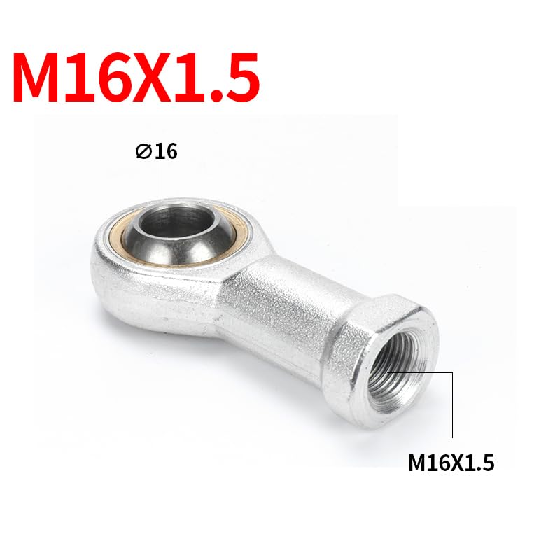 Rod End with Internal Serration for SC/MAL Cylinder FE Series, Clevis Joint Bearing & Spherical Ball Head Connecting Rod (FE63) - color: FE, size: 63