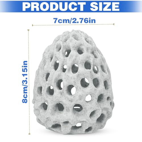 Shrimp Dome Hide Betta Habitat Fish Tank Tunnel with Suction Cup Aquarium Fish Cave Hideout Ornament Accessories for Shrimp Guppy Hiding Resting White - color: White
