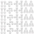 40 pcs Water Tube Fittings Kit,1/4" OD Quick Connect Push to Connect Fittings for RO/DI Water Filter System - style: 1/4 inch fitting kit(40)