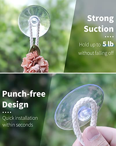 Pawfly 50 Pack Suction Cups, Small Rubber Suction Cups for Home Kitchen Bathroom Organization Christmas Decoration Window (2.2 Inch) - style: 2.2 in 50pcs