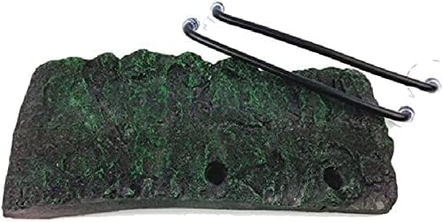 Minidiva Turtle Floating Platform, Floating Turtle Dock Rectangular Turtle Dock Polyurethane Foam Aquarium Floating Decorative Deck Climbing Brazilian Turtle (Large)
