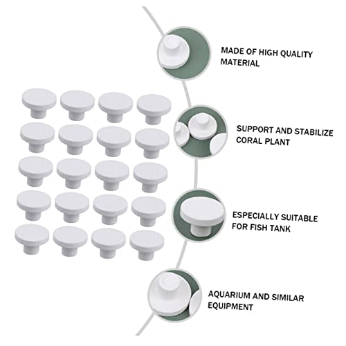 Yardwe 60pcs Aquarium Substrate Rack Base Fish Tank Stand Stabilizing Bracket for Fishtank