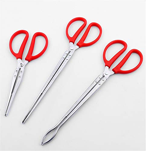 Zzooi Extra Long Stainless Steel Scissors Grasp Long Needle Nose Plier