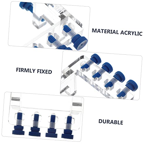 balacoo 3pcs Tank Supplies Dosing Pump Hose Clamp Wall Fish Tank Clip Aquarium Accessories - color: Transparentx3pcs, size: 8X6X4.5CMx3pcs
