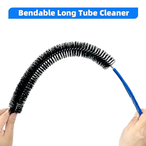 Flexible Cleaning Tool,Bendable Sewer Drain Brush, Long Pipe Cleaner for Home Kitchen Sink, Shower and Tub Hair Clogs
