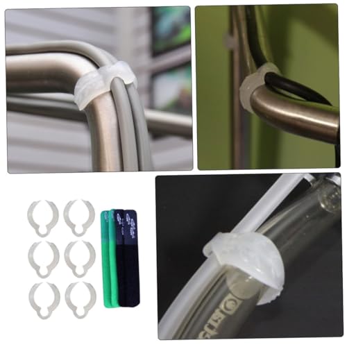YARNOW 1set Led Light Clips Wire Light Stand Cable Clamps Rope Mounting Clips for Cords