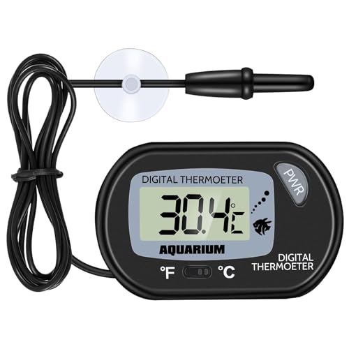 Petbank LCD Digital Aquarium Thermometer Fish Tank Water Terrarium Temperature - style: 1 Pack