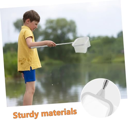 Stainless Steel Telescopic Fishing Net for Fish Tank Small Shrimp Net with Extendable Handle Secure Design for Catching Fish and Shrimp Durable Aquarium Net for Easy Use