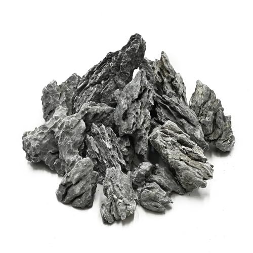 Natural Rocks Seiryu Stone 1-2.5 Inches Decorative Stones for Fairy Gardens,Miniature Landscaping,Bonsai,DIY Crafts, Aquariums & Reptile Terrariums-1lb - size: 1lb(1-2.5Inch)