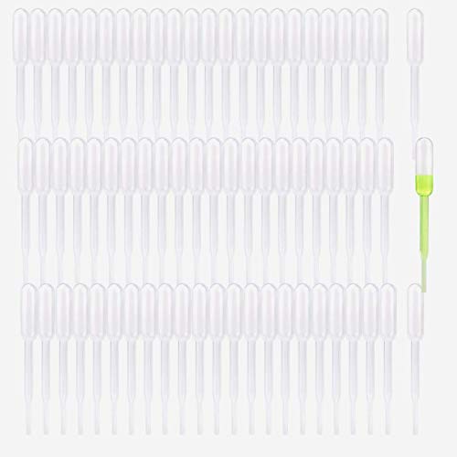 moveland 0.2ml Plastic Mini Transfer Pipettes for Liquid Mixture, 350PCS Disposable Dropper - size: 0.2 ml