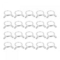 uxcell Fuel Line Hose Clips, 20pcs 19mm ID Fit 20.5-21mm OD Hose 304 Stainless Steel Water Pipe Air Tubing Spring Hose Clamps for Motorcycle Scooter - size: 19mm