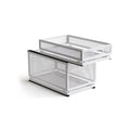 Pull Out Cabinet Organizer, Slide Out Drawers Fixed with Adhesive Nano Film, Pantry Shelves Sliding Drawer Storage Organization for Kitchen (Double Layer 15.7*9.4*12.28inch/40*24*31.2cm) - size: 15.7*9.4*12.28inch/40*24*31.2cm