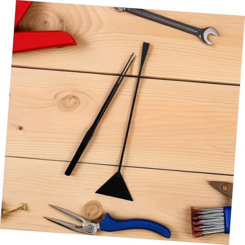 Yardwe 1 Set Stainless Steel Aquascaping Tools Precision Tweezers Scissors Spatula for Fish Tank Water Grass Trimming and Plant Care