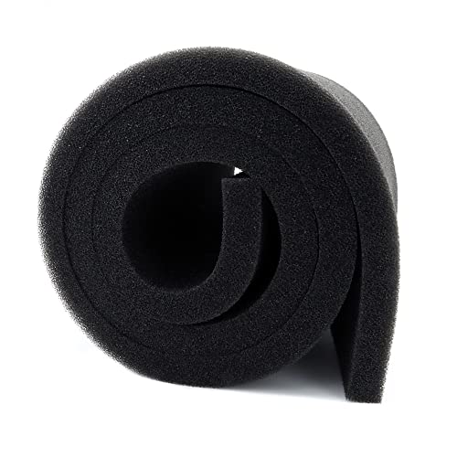 ALEGI Aquarium Filter Media Foam Material Cut to Fit, 72" x 12" x 1" Bio Pre Filter Sponge Pad Sheet for Fish Tank (12" x 72" x1"-40ppi) - size: 12" x 72" x1"-40ppi