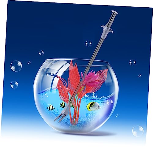 Ipetboom Plastic Plant Tweezers Ergonomic Aquarium Tongs for Easy Trimming of Foreground Plants Carbonation-protected Tool for Aquarists and Fish Tank Care