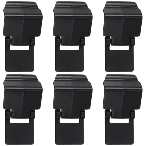 Hemobllo 6-Pack Reptile Tank Buckle Locks – Escape-Proof Lid Clips for Glass Turtle Terrarium, Tool-Free Install for Feeding & Breeding Boxes, Fits Gecko, Snake, Tortoise