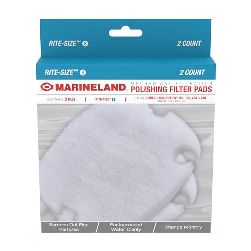 MarineLand Polishing Filter Pads, Mechanical Filtration for Canister Filters