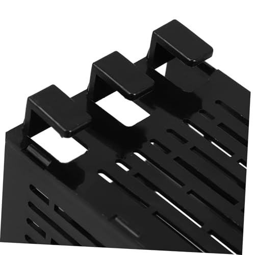 ibasenice Aquarium Plant Anchor Wall Mount Fish Tank Hydroponic Baskets for Freshwater Live Aquatic Plant Cup - color: Black