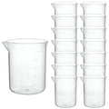 Plastic Measuring Cups, 100ml, Set of 15, for Liquid Measurement and Scientific Experiments - style: 100ML