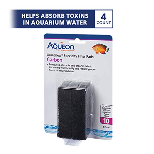 Aqueon Replacement Specialty Filter Pads Carbon 10 - size: For Model 10, style: Carbon