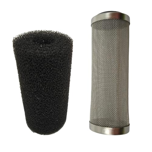 4Pcs Stainless Steel Aquarium Filter Inflow Inlet Basket Mesh Shrimp Guard for Aquarium Fish Tank Fish Shrimp with Sponge Aquarium Filter Protector Cover (16mm/0.62” Black) - size: 16mm/0.62” Black