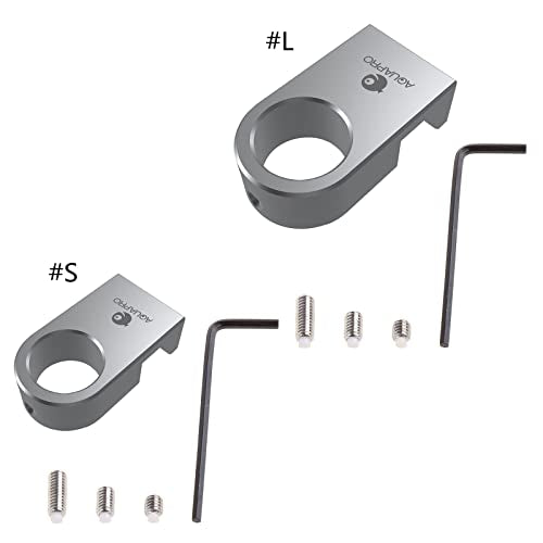 High-end Aquarium Pipe Holder Water Tube Clip Clamp For Holding Soft Hose Elegant Fish For Tank Hose Fix Clip For Aquari Lily Pipe Fixture - size: S