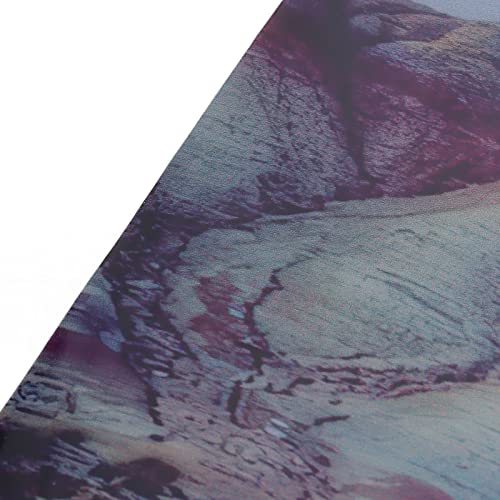 3D PVC Aquarium Background | Mountain Desert Pattern Fish Tank Decoration | Easy - to - Apply Water - Proof Poster for Underwater Scaping/Bedroom Wall Art | 16.5 x 11.8 Inches (61 * 30CM) - size: 61*30CM
