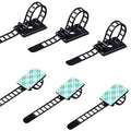 200 Pieces Cable Management Desk Wire Organizer Cable Ties Zip Ties Adhesive Cord Clips Cord Keeper Desk Wire Management - size: 200 Pieces
