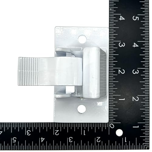 2 Pack of Bottom Awning Mounting Bracket Assembly Fit, Rv Foot Pedal Die Cast 3104653.005 Kit,Bottom Mounting Bracket Replacement for 8300 8500 9000 Awning (2 White) - color: 2 white【T】