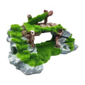 Aquarium Decoration Decoration of Resin Fish Statue Landscaping Residents Shelter Mashil, Bridge Shape