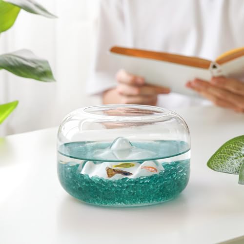 T4U Fish Tank Gravel 2 LB, Tumbled Small Rocks for Aquarium, Glass Beads for Vases, Succulent Rocks for Plants, Aquarium Gravel Decorative Pebbles for Terrarium Crafts Vase Filler, Green - color: Green, size: 2 LB
