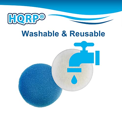 HQRP Fine and Coarse Media Filter Pads (3+2) Compatible with Eheim Classic 600/2217 External Aquarium Canister Filter