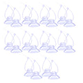 20PCS Aquarium Suction Cups with 20PCS Adjustable Cable Ties for Plants, Planter, Binding Moss Shrimp Nest, Fish Tank Suction Cups
