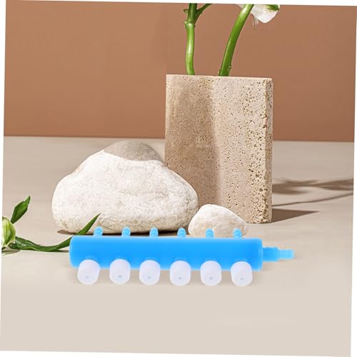 GANAZONO 4pcs Way Aquarium Air Pump Splitter with Control Valve Plastic Fish Tank Air Flow Distributor Easy Installation for Efficient Oxygen Distribution