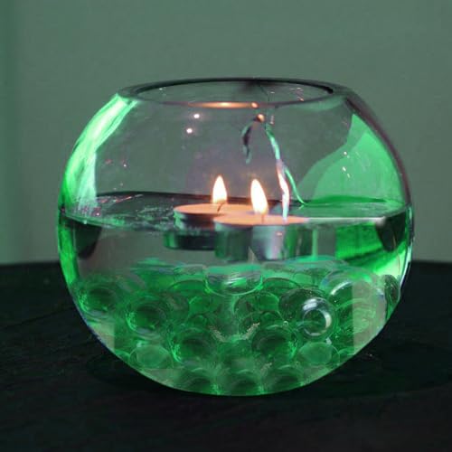 1lb Green Glass Marbles for Vase, Green Flat Glass Beads, Decorative Pebbles for Vase Fillers, Fish Tank, Plants, Flower Pots, Fountains, Crafts, Aquarium Rocks and Home Decor - color: Green, size: 1 LB