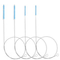 25 Inches Flexible Tube Brush, Extra Long Straw Brush, Pipe Cleaner Brush for Cleaning Straw, Feeding Tube, Siphon Hose, Drain Clog, 4PCS (Blue) - color: Blue
