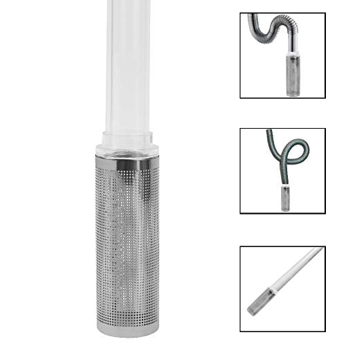 NACX Aquarium Fish/Shrimp Mesh Net Filter Guard，Fish Tank Intake Strainer Pre-Filter Cover Stainless Steel